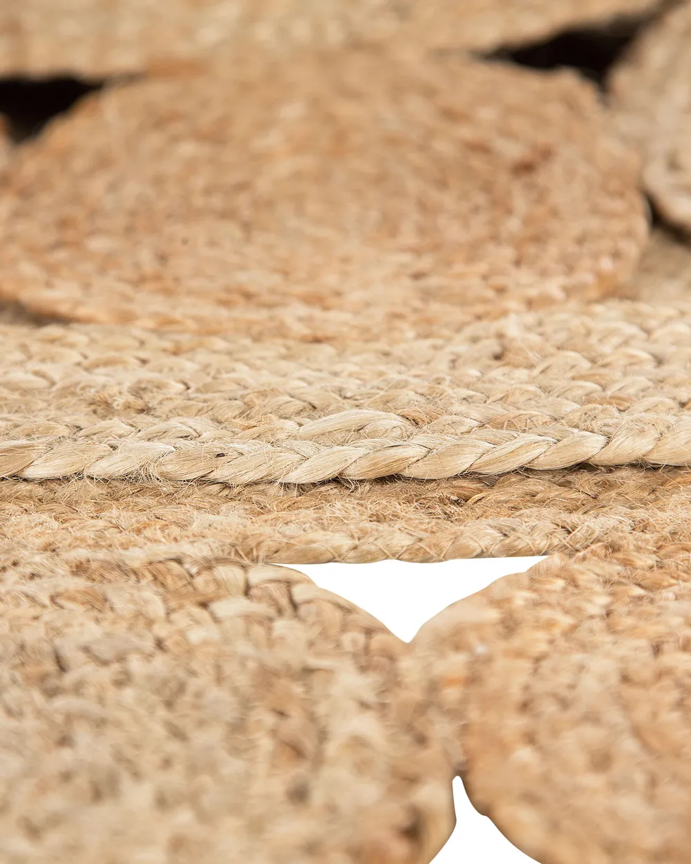 Rug AHLAT Beige ø 120 cm Jute_756614