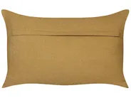 Jute Cushion Geometric Pattern 30 x 50 cm Multicolour PULICAT_848155