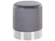 Pouf BRIGITTE Velluto Grigio_779615