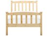 Łóżko drewniane 90 x 200 cm jasne GIVERNY_918159