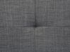 Divano angolare imbottito in tessuto grigio scuro KIRUNA_321818