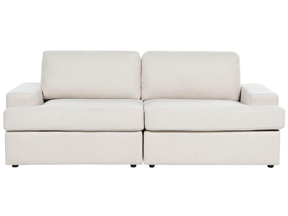 Divano 3 posti ALLA Tessuto Beige chiaro