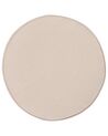 Gartensessel Rattan naturfarben Auflage beige MAIORI_928269