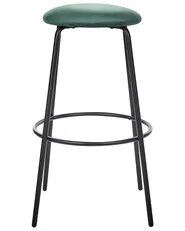 Set di 2 sedie alte MORTON Velluto Verde smeraldo_914007