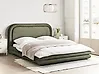 Cama Lino sintético LAVARDENS 160 x 200 cm Verde
