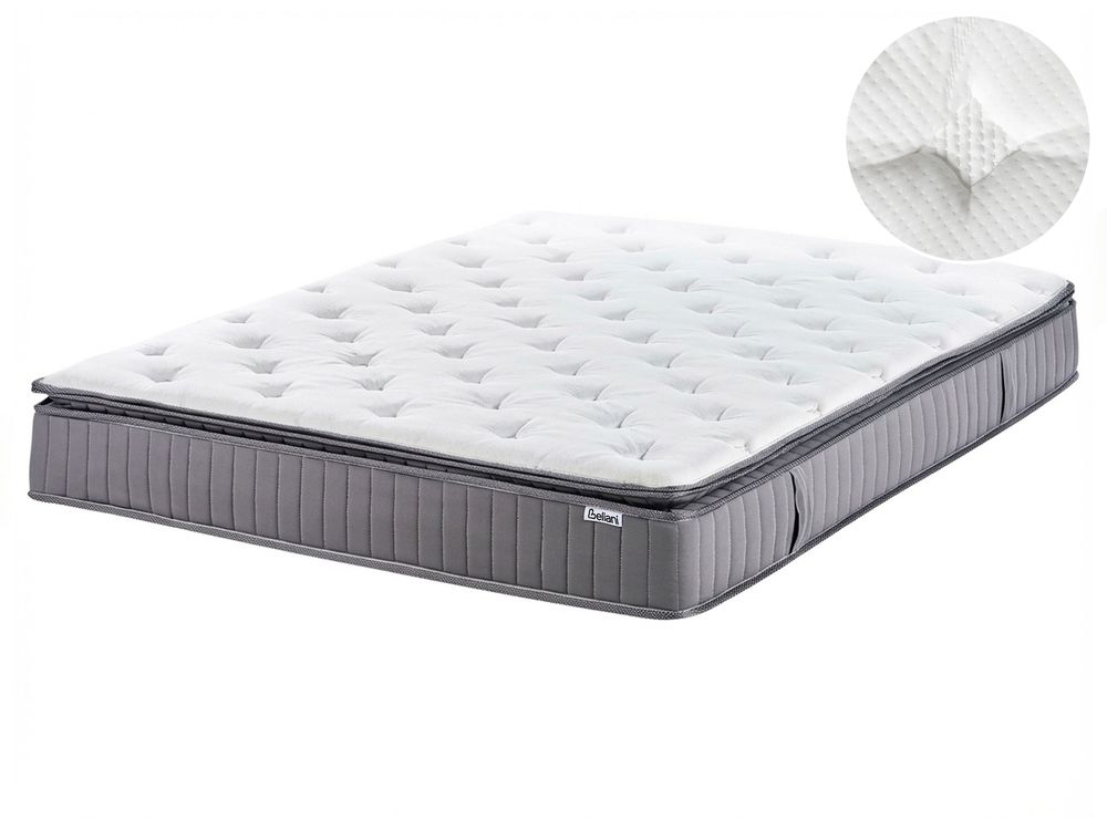 Gel Memory Foam Pocket Spring Mattress COOL HYBRID 7 PRO H3/4 Firm 160 x 200 cm (EU King Size)