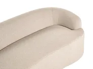 Sofa AMAL mit Ottomane Stoff Beige_1145677