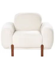 Living Room Set 4 Seater ODNES Boucle White_1053444