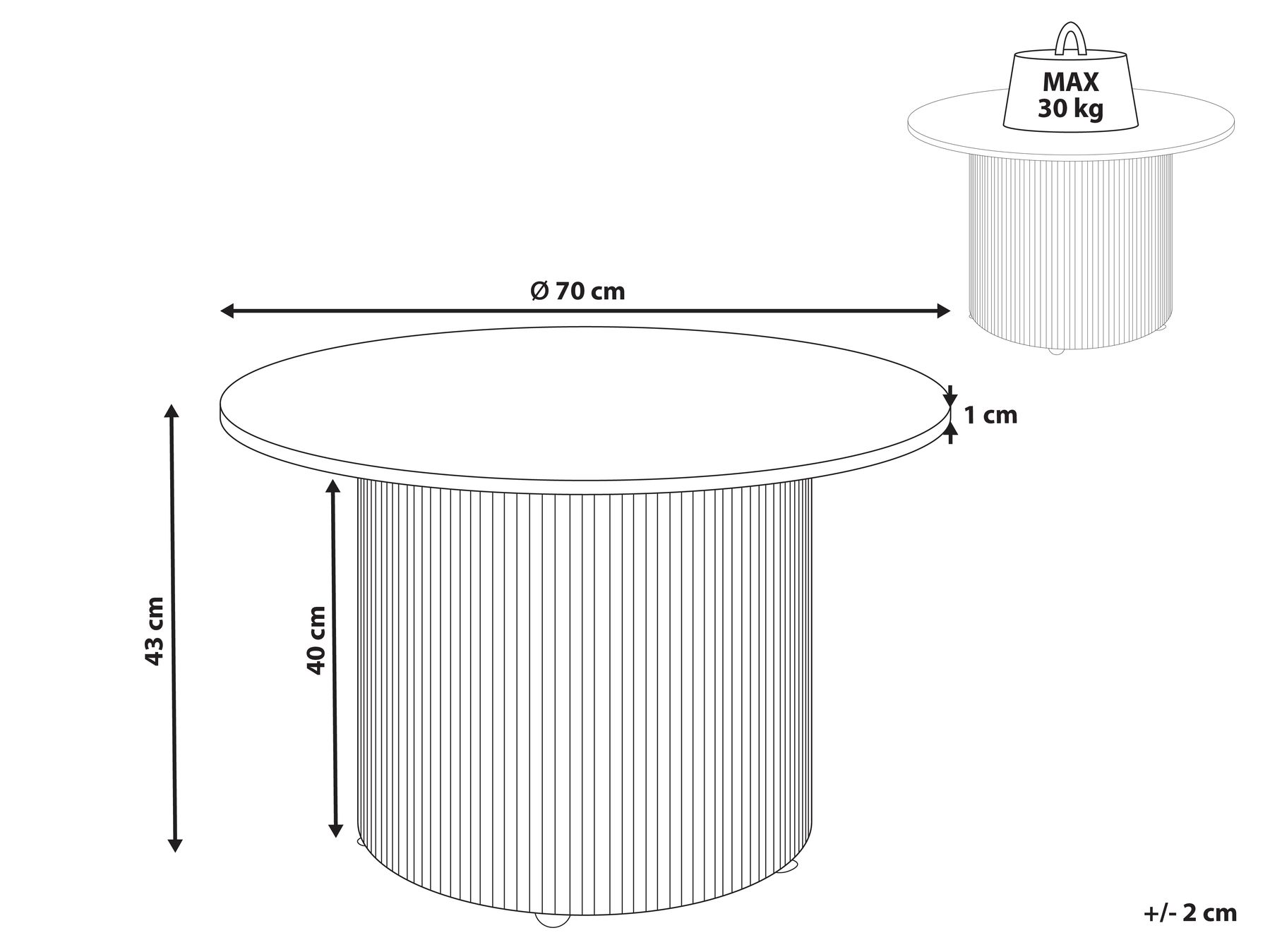 Ceramic Coffee Table Light Beige LEONA_965732 Ceramic Coffee Table Light Beige LEONA_965732