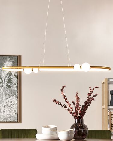 Metal LED Pendant Lamp Gold FEALE