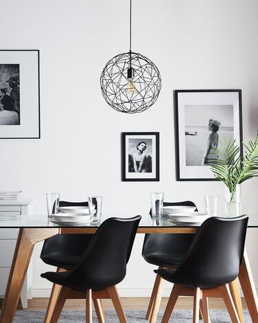 Metal Pendant Lamp Black LEMME