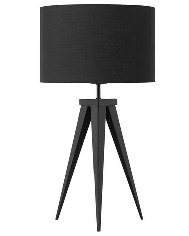 Fekete fém asztali lámpa 55 cm STILETTO