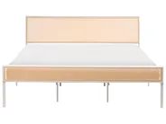 Bed PE Rattan AVANTON 180 x 200 cm (EU Super King) Beige_1116763