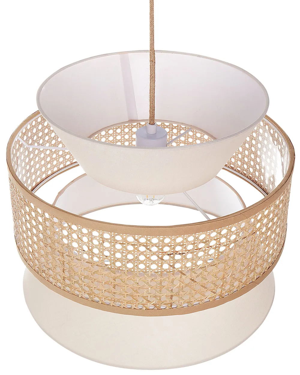 Pendant Lamp LUYANO Rattan Beige_891601