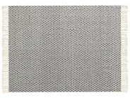 Plaid CHYAMA Bomuld 125 x 150 cm Sort/beige_839763