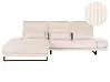 Corner Sofa IKAST Corduroy Beige Right Hand