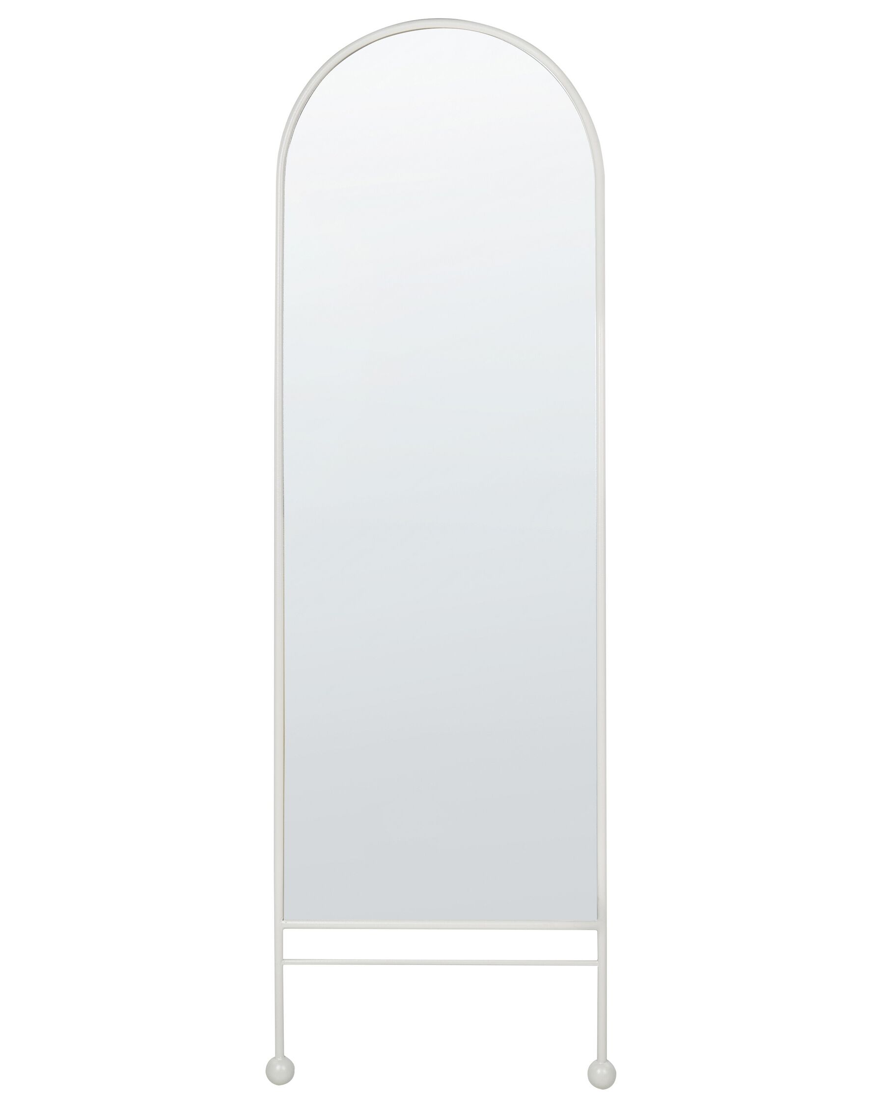 Wandspiegel Metall weiss 45 x 145 cm JARNAGES_900652