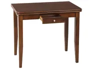 Extending Dining Table MASELA Dark Brown 90/120 cm 60 cm Wood_826987