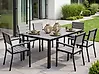 Garden Dining Set 6 Seater COMO Grey