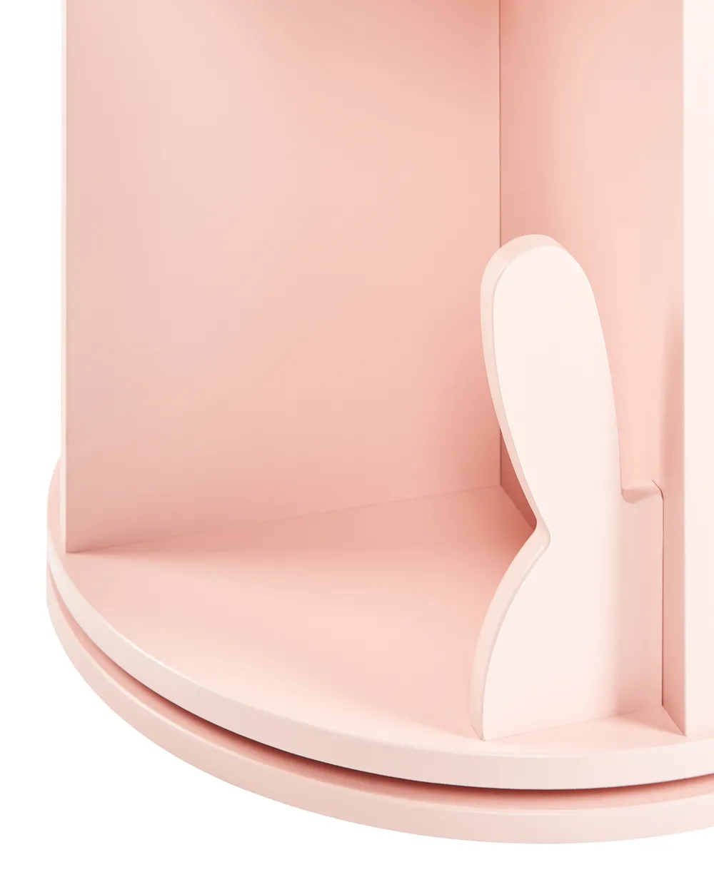 Libreria a 3 ripiani LILOET 102 cm Rosa pastello