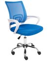 Otočná kancelárska stolička modrá SOLID_920021