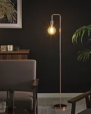 Floor Lamp SAVENA Metal Copper_870757