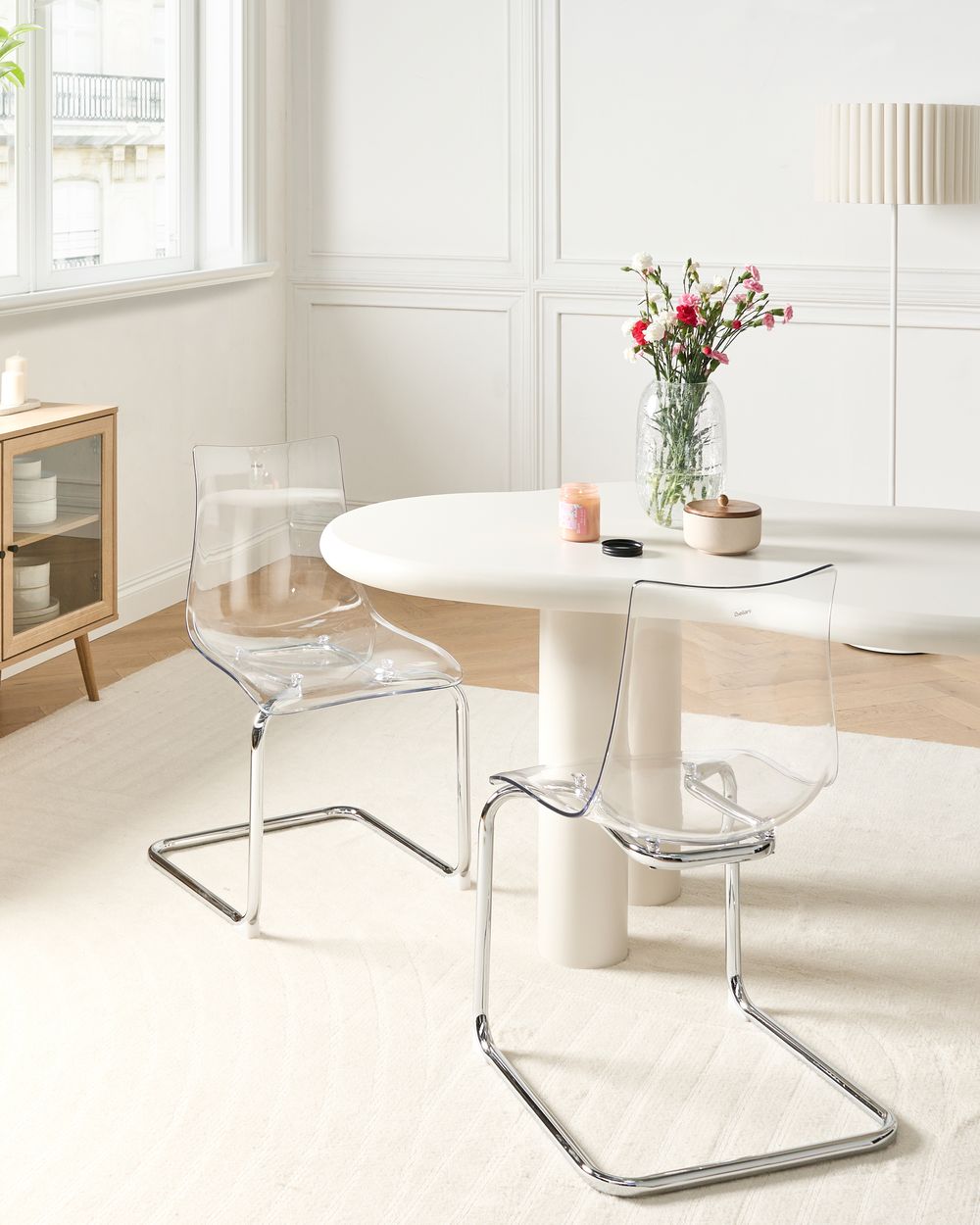 Tobias Ikea Glass Round Dining Table Glass Table Ikea Clear Table