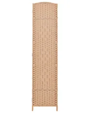 4 Panel Room Divider LAPPAGO 163 cm 170 cm Natural_874025