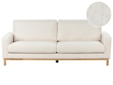 3-istuttava sohva buklee valkoinen SIGGARD