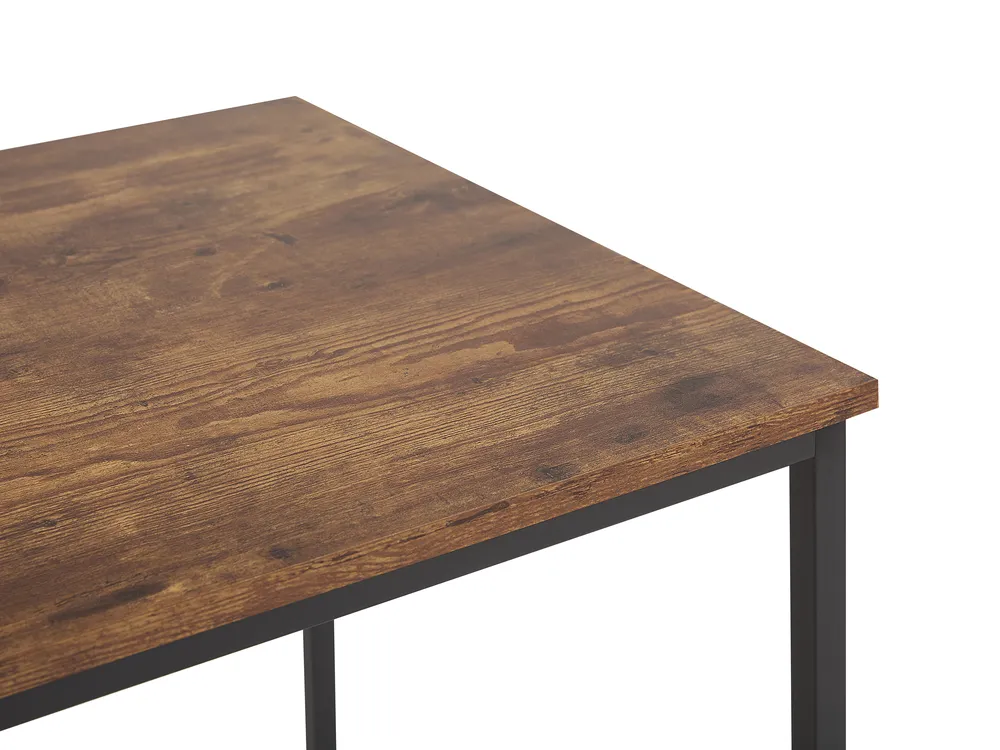 Beliani Industrie Schreibtisch Vince - Moderner Bürotisch Mit Notiztafel 118x60cm