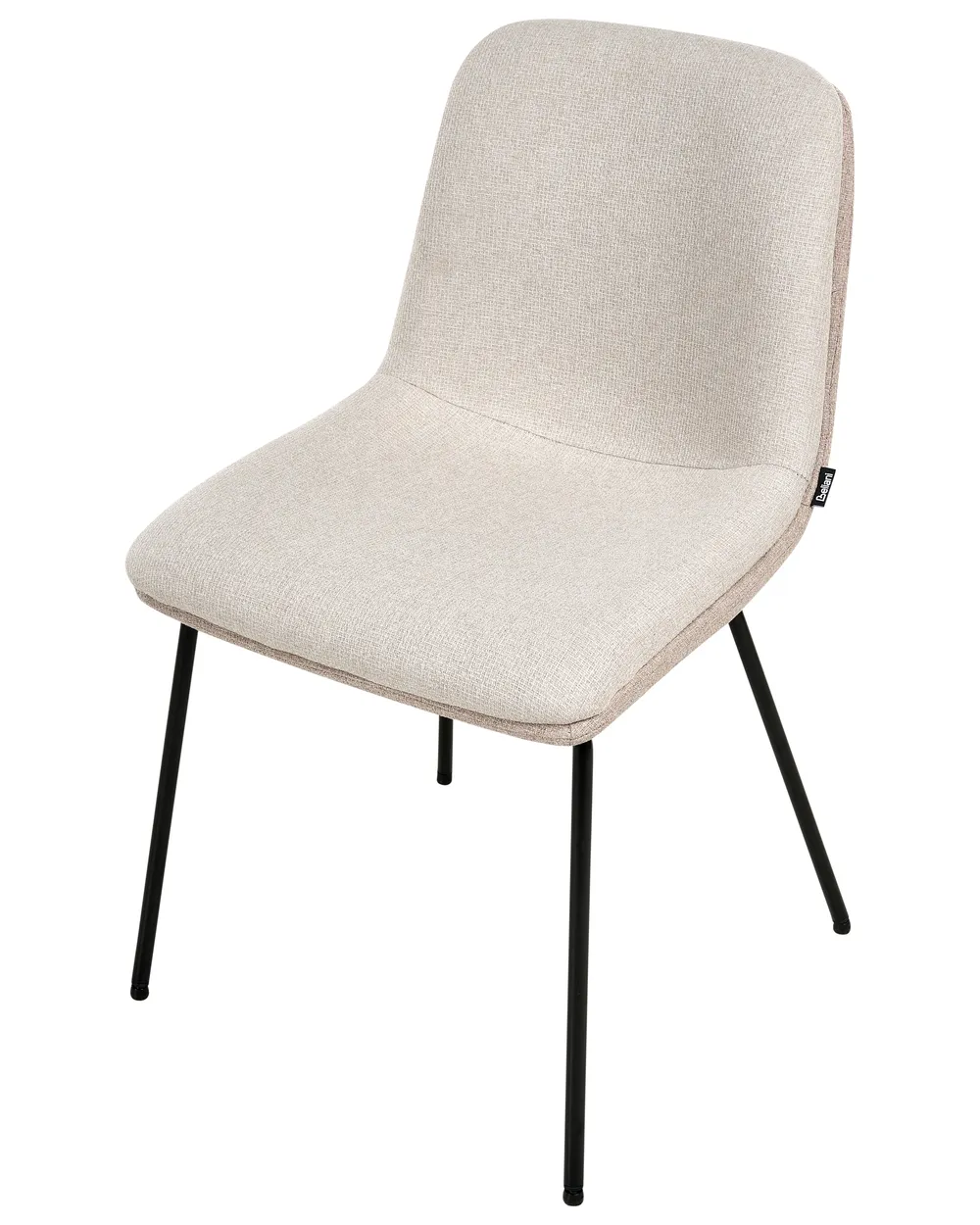 Set of 2 Dining Chairs LORIDA Fabric Beige_999004