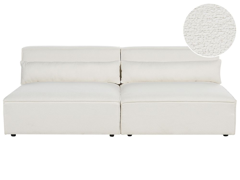 Modular Sofa 2 Seater HELLNAR Boucle Off-White