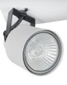 Kovová nástěnná lampa se 4 žárovkami bílá BONTE_828779