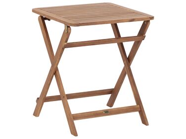 Certified Acacia Wood Garden Folding Table PARAGGI