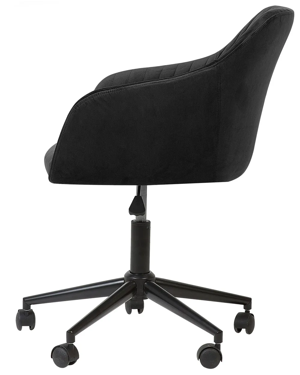 Desk Chair VENICE Velvet Black_732369