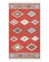 Tapis kilim en coton 80 x 150 cm multicolore LORUT_869047