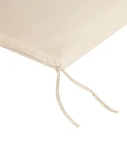 Set di 4 sedie da giardino con cuscini ANCONA Metallo Marrone scuro_969814