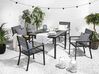 Garden Dining Table 95 x 95 cm Grey PRATO_749356