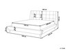 Gestoffeerd bed grijs met lattenbodem 160 x 200 cm TOURS_728870