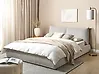 Waterbed Corduroy VINAY 160 x 200 cm (EU King Size) Light Beige