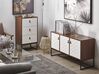 Dressoir donkerbruin/wit NUEVA_787439