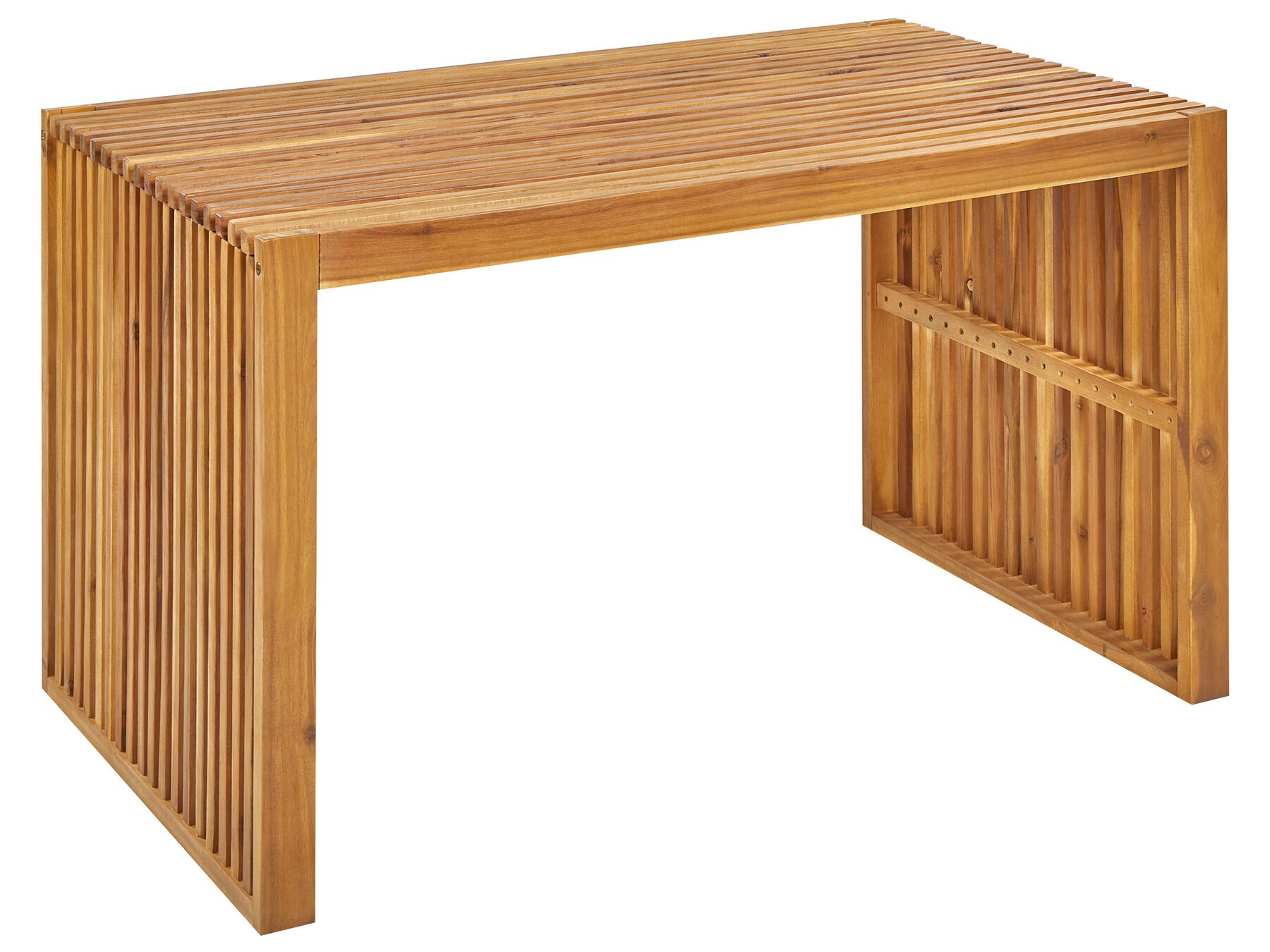 Záhradný jedálenský stôl 120 x 70 cm svetlé akáciové drevo BELLANO_922065