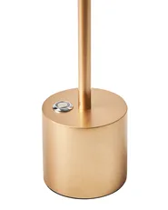 Wireless LED Table Lamp LIZANDRO with Dimmer Metal Gold_940381