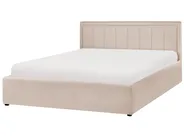 Ottoman Bed MONTLAUR Boucle Beige 160 x 200 cm (EU King Size)_958531