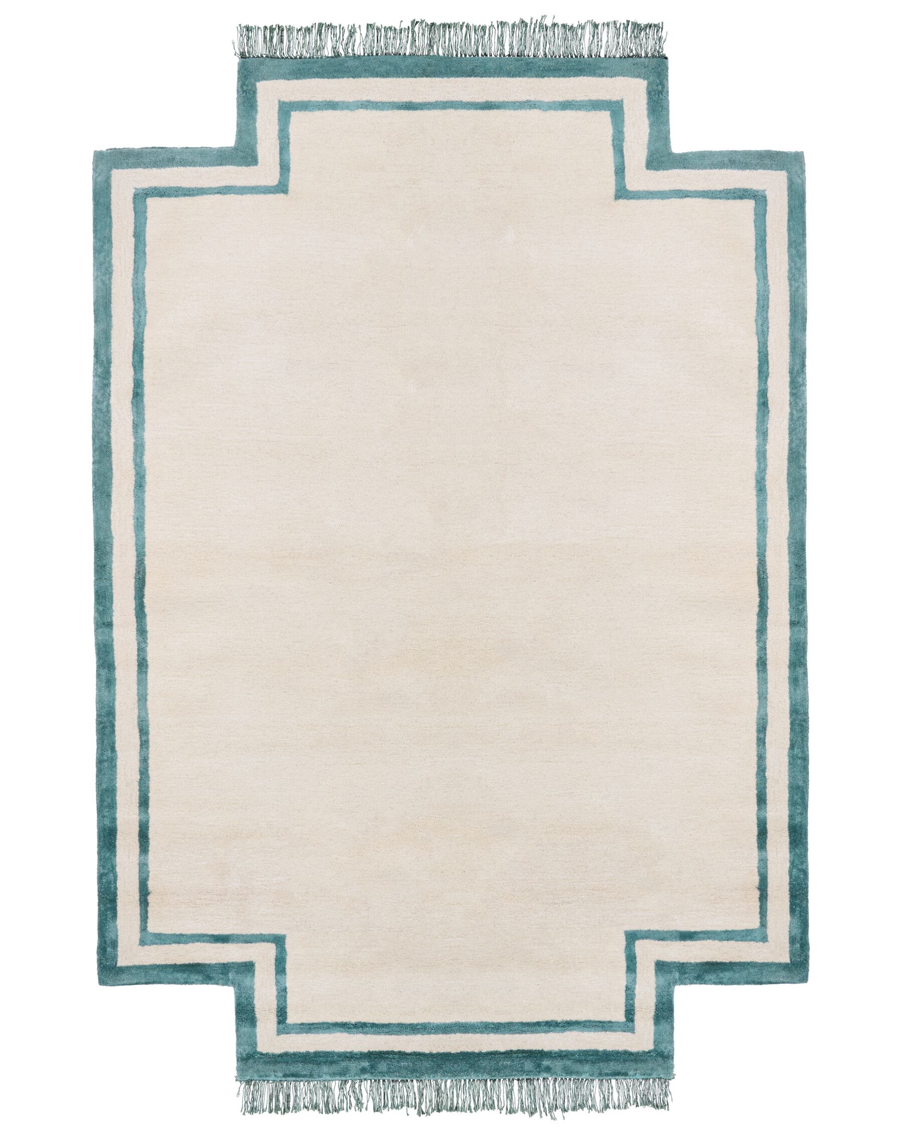 Viskózový koberec 160 x 230 cm béžový BERWARI_904106