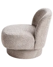 Swivel Armchair AYLO Boucle Taupe_963716