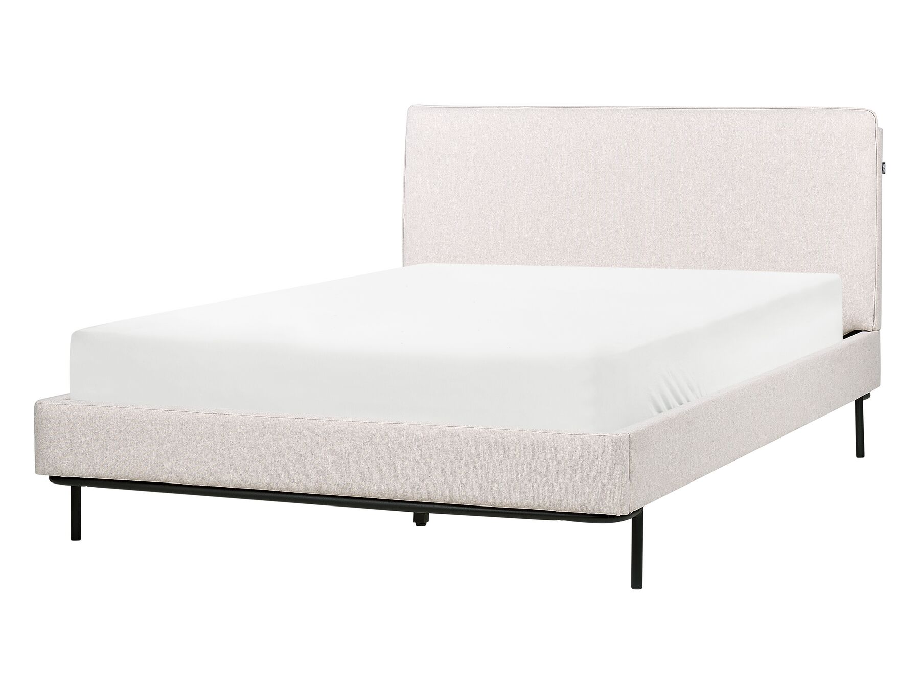 Čalúnená posteľ 140 x 200 cm béžová CORIO_903132