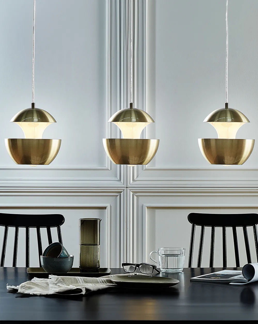 Lampadario BOJANA Metallo Ottone
