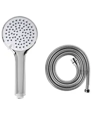 Shower Head and Hose Kit TARMA 4-function Silver_988516