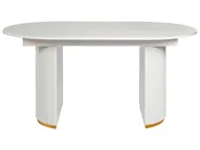 Stół do jadalni rozkładany DULVERTON Biały 160/200 cm 90 cm_1005694